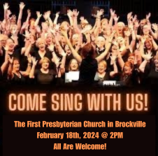 [POSTPONED] Join the Shout Sister Choir in Brockville for a Joyful Afternoon of Music and Community Support!